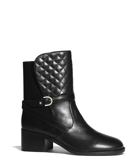 chanel calfskin ankle boots|Chanel skater sneaker.